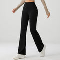 Black Flare Yoga Pant with High Waist