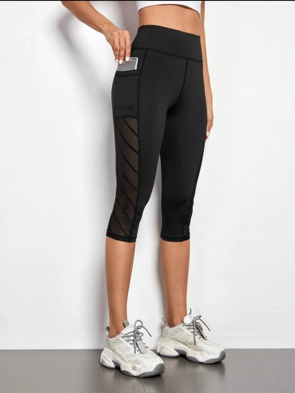 Sport Gameset Marled Mid-Calf Length Yoga Leggings
