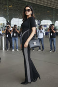 "Airport Chic Black Checkered Co-ord"